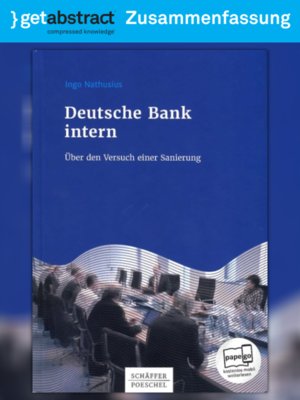 cover image of Deutsche Bank intern (Zusammenfassung)